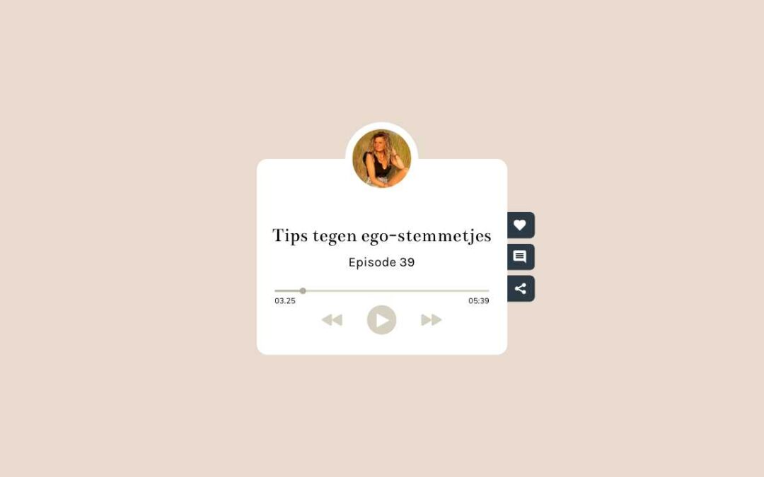 tips tegen ego stemmetjes – birgit luijk podcast – business coach